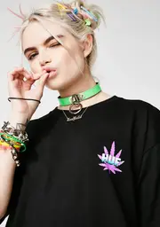 [HUF] Black Light Panther Tee