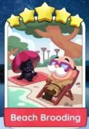 Beach Brooding- Mono_poly_Go_Sticker 5 Star ?? CHEAP & FAST DELIVERY ??