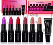 Smashbox 7 Piece Light It Up Lipstick & Lip Mattifer Set ( Limited Edition )new