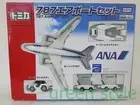 Tomica ANA Boeing 787 Airport Set Towing Tractor Diecast Toy Takara Tomy
