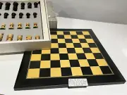 RC 3 03 03 ENS Chess Set 3-1/4 "King size and 1.5 " Inlayed Chess Board
