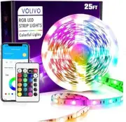 VOLIVO LED Strip Lights 25 FT, App Controlled Bluetooth Led Light Strips Sync