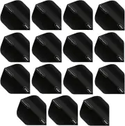 RED DRAGON Hardcore Black Extra Thick Standard Dart Flights - 5 Sets per Pack (1
