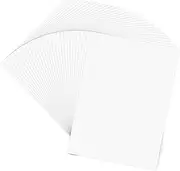 KALIONE 30pcs Carbon Paper White, Graphite Copy Tracing Paper A4 White Carbon Paper Transfer Paper Carbon Paper Tracing Paper for Wood Paper Canvas Glass Ceramics and Other Surfaces Printing