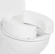 Vive Toilet Seat Cushion 4” - Easy Clean Padded For Elderly, Post Surgery