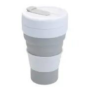 Collapsible Travel Cup, Spill Proof Pop Up Grande (Grey)