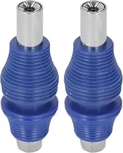 2pcs Self Locking Flat Tip Grease Nipples for Grease Gun, High Pressure Clamp Style Lubrication Nozzle, Single Hand Locking Grease Gun Accessories