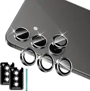 Aerku Camera Protection for Samsung Galaxy S24 FE 5G, Tempered Glass, HD Clear Scratch-Resistant, 9H Aluminium Edge, Anti-Scratch Protective Glass, 1 Pack