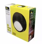 Brilliant Corby LED Round Step Light Round 105mm Black 240V 1.8W