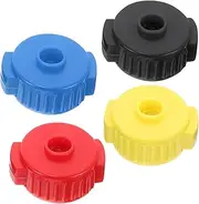 Hoement 4pcs Quick Release Hat Drum Nut Replacement Small Cymbal Nuts Cymbal Stand Parts Quick Assembly Nuts for Cymbal Cymbals Accessory Cymbal Attachments Replacement Parts Cymbal Nuts