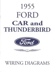 1955 FORD & THUNDERBIRD WIRING DIAGRAM MANUAL