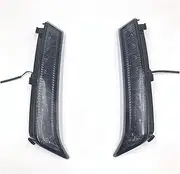 2PCS led drl Daytime Running Light Compatible with Subaru Compatible Withester 2013 2014 2015 2016 2017 2018 with Yellow Turn Signal Fog lamp(White and Yellow)