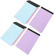 STOBOK 8-Book Set A5 Notepad Pad Tearable Undated Ruled Paper Memo Pads for Office School Planning Daily Use