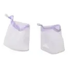 PE Mesh Soap Bags Exfoliating Soap Saver Pouch Net Drawstring Accessories
