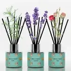 Reed Diffuser Set of 3 Lavender Rose Vanilla Oil Reed Diffusers for Bedroom L...