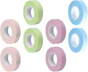 FOYTOKI 12 Rolls Eyelash Grafting Tape Breathable Low-irritation for Lash Extensions Individual Professional Use