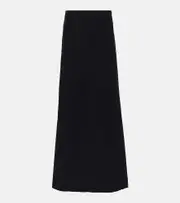 [Ann Demeulemeester] Ann Demeulemeester Virgin wool maxi skirt AU 4 black