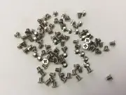 25 Screws hot swap tray caddy hard drive 6-32 x 1/4" flat head plated steel