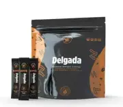 Coffee Delgada Instant Coffee Premium with Ganoderma Lucidum Mushroom, 30 Sachet