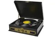 mbeat Vintage USB Turntable w/ Bluetooth Speaker & AM/FM Radio