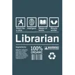 LIBRARIAN: LIBRARIAN NOTEBOOK COLLEGE BLANK LINED 6 X 9 INCH 110 PAGES -NOTEBOOK FOR LIBRARIAN JOURNAL FOR WRITING- READING BOOK