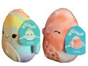 Squishmallows 7.5” Canda The Fish, Livvy Coral Starfish Sealife Plush NWT #2