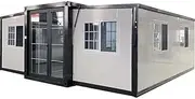 Generic Mobile House Outdoor Tiny Mobile Home, prefab House 20ft, Gray