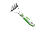Andis Dematting Rake Stainless Steel Pet Dog Grooming Tool White Green