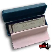 Johnson Blues King Harmonica Key of F Diatonic Harmonica In Carry Case
