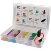 OEX ACX1730 MINI BLADE FUSE KIT 100PC FOR CAR 4WD 4X4 WITH FUSE HOLDER TOOL