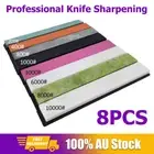 8x Sharpening Stone #200/400/800/1000/3000/6000/8000/10000 Whetstone Knife Set