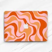 Abstract Indie Trendy Groovy Lines Hard Case For Macbook Air 13 Pro 16 13 14 15