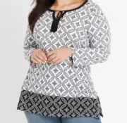 SIZE 24-26 TOP ~ PLUS SIZE ~ AUTOGRAPH ~ BNWT ~ RETAIL $59.95