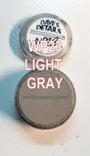 WP23 DAVE'S WEATHERING POWDERS ALL NATURAL PIGMENT LIGHT GRAY DAVE'S DECALS
