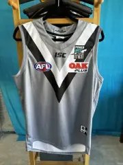 PORT ADELAIDE(AFL)AWAY GURNSEY 2O19*BNWT*SIZE"L"PLAYER ISSUE~BLANK*