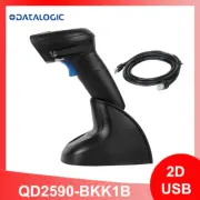 Datalogic QD2590-BKK1B 2D Corded Handheld Imager USB Barcode Scanner w USB Cable