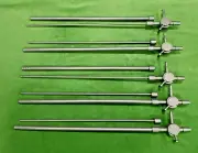 5pc Laparoscopic 2 Way Thumb Suction Irrigation Cannula 10-5mm SS Reusable