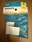 Drapery Seam Weights Kmart 4 White Weights Curtains Vintage New In Package