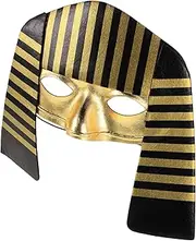 Abaodam Egyptian Mask Snake Staff Walking Stick for Halloween Walking Cane Halloween Pharaoh Mask for Kids Mystical Ancient Egyptian Themed Dress Up Party