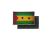 Flag patch printed badge country vintage sao tome principe