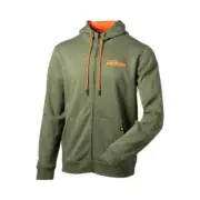 Polaris Men's RZR Logo Full Zip Hoodie, Olive | 2864725