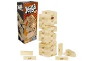 Hasbro Gaming Jenga Classic Game with Genuine Hardwood Blocks,Stacking Tower Game for 1 or More Players,Kids Ages 6 and Up