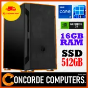 Intel Core i9 16GB DDR4 RAM 512GB SSD NVIDIA Desktop PC Gaming Computer