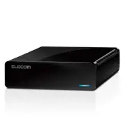 Elecom External Hard Disk 4TB USB3.2 Gen1 TV Recording/PC Compatible Silent 814