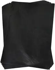 Veemoon 100pcs Carbon Transfer Paper Black Graphite Tracing Paper for Projects Durable and Easy to Use for Drawing and Painting
