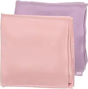[GLSTOY] Lady Square Silk Scarf Set Stylish Chiffon Scarves for Women Silk Handkerchief for Women