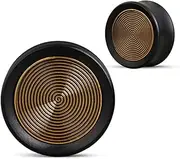 [COOEAR] Wood Ear Tunnel, Saddle Flared Plugs Piercing, Gauges for Ears Metal Logo Earrings Stretchers.