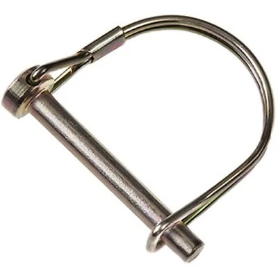 DOUBLE HH 81987 Round Wire Lock Hitch Pin with Coil Tension, 5/16 x 2-1/4"