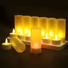 Rechargeable Candle Light Plastic LED Electronic Candle Decorative Candle Light