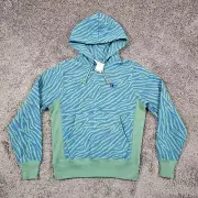 Champion Hoodie Mens Small S Blue Tiger Stripe Reverse Weave Urban Outfitters